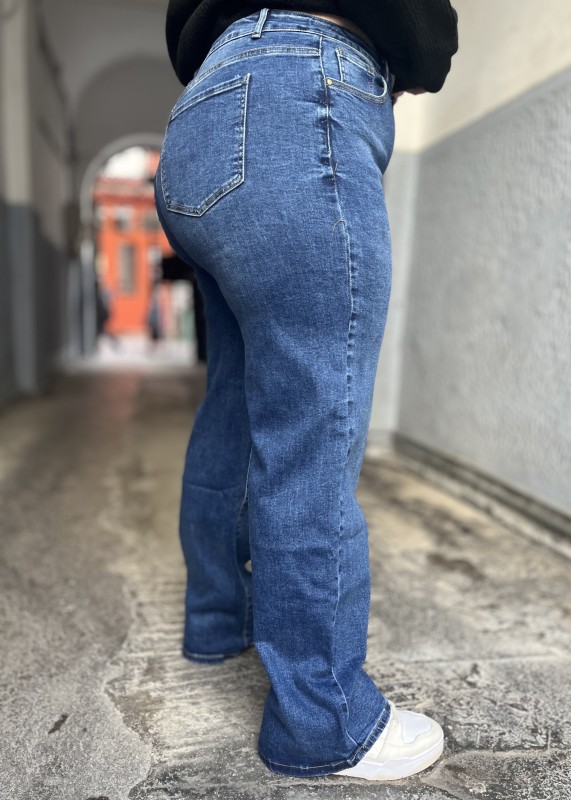 Jean Μπλε Σε Wide Leg Γραμμή